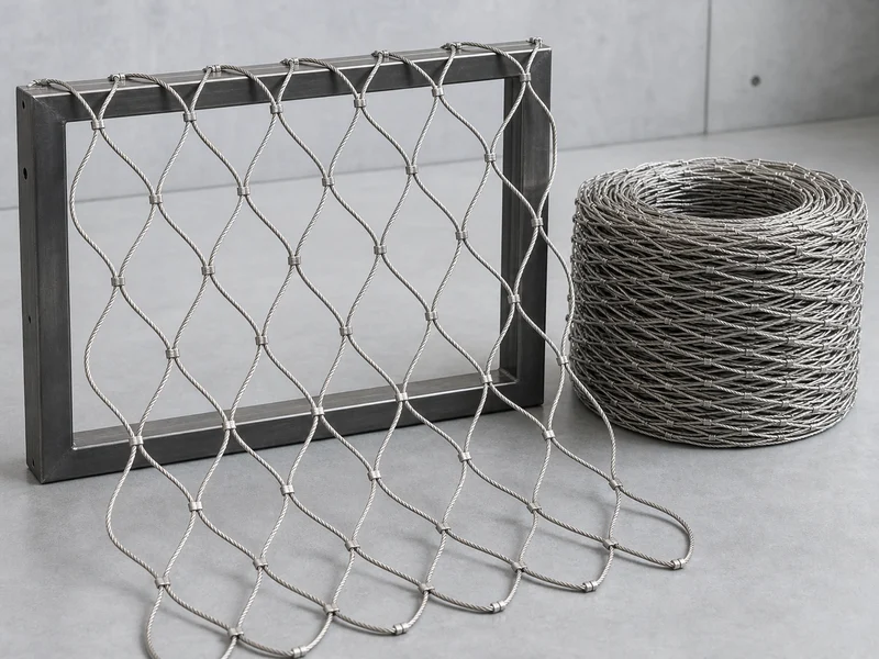 Stainless Steel Wire Rope Mesh for Gabion Applications - Wire Mesh Product from Anping Mesh Factory
