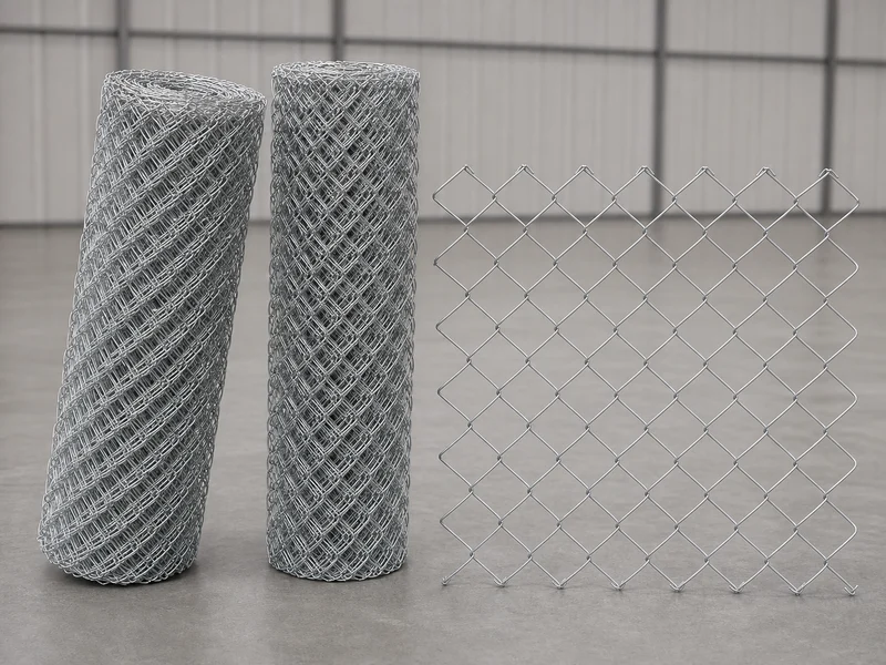Galvanized Chain Link Fence Roll - Wire Mesh Product from Anping Mesh Factory