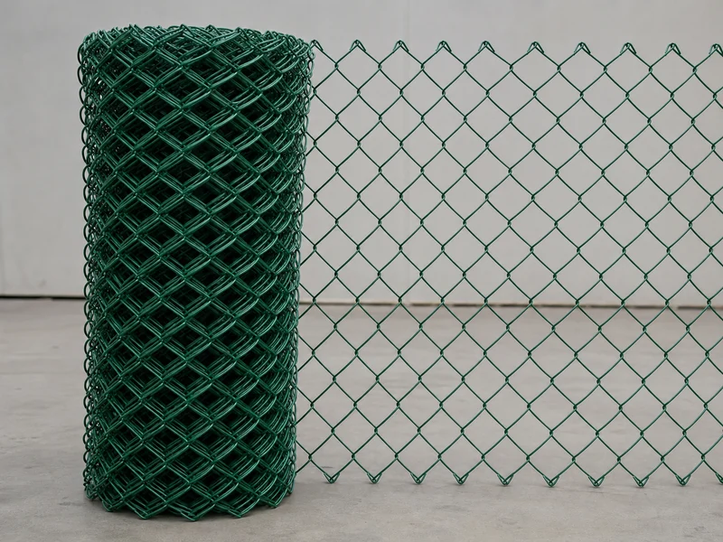 PVC Coated Chain Link Fence Roll - Wire Mesh Product from Anping Mesh Factory